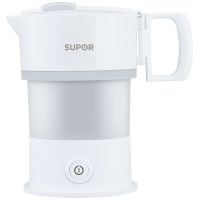 苏泊尔(SUPOR)SW-06S01A 电水壶食品级硅胶 实时温显 0.6L折叠水壶 便携式旅行水壶