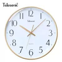 TELESONIC/天王星轻奢简约挂钟客厅居家钟表时尚创意北欧时钟