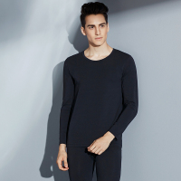 爱帝秋衣秋裤男打底圆领商务男士内衣套装棉弹力薄款保暖内衣男