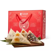 真真老老粽子礼盒端午节日嘉兴特产鲜肉粽企业公司福利红传礼粽