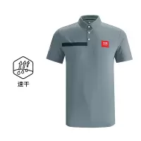 Kailas凯乐石 快干衣服T恤男款夏短 户外服t恤运动polo衫 男女翻领透气立领