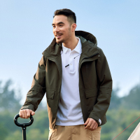 凯乐石新款工装冲锋衣男女户外休闲防水外套单冲防风防水单层外套