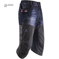 凯乐石户外运动女款短裤运动休闲裤洗水牛仔七分裤中裤