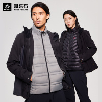 凯乐石户外旅行登山服男女款防水保暖羽绒三合一冲锋衣KG2141203