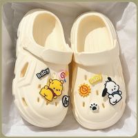 时尚洞洞鞋男女款踩屎感夏季外穿户外沙滩厚底防滑情侣男士凉鞋