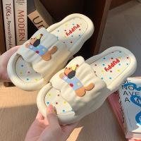 时尚居家夏季室内防滑2025小狗浴室厚底软底学生情侣宿舍拖鞋