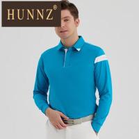 HUNNZ 高尔夫服装男装长袖T恤运动户外高尔夫球衣2022秋冬新款休闲golf上衣男