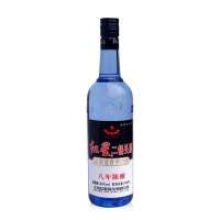 红星 白酒 蓝瓶二锅头 绵柔8陈酿 清香型 43度 750mlx6瓶整箱