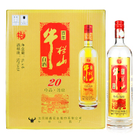 牛栏山珍品陈酿20  二锅头 土豪金(红标)52度 1L*6瓶整箱