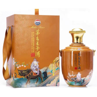 茅台王子生肖酒53度 辛丑牛年 生肖纪念酒 大坛酒 王子牛年2.5L