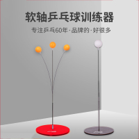 红双喜(DHS)乒乓球训练器儿童玩具球拍弹力软轴自练家用室内兵乓球