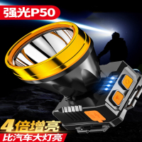 LED头灯闪电客强光充电超亮感应氙气户外头戴式手电筒钓鱼专用夜钓矿灯