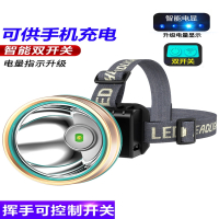 LED头灯闪电客强光充电超亮感应氙气头戴式户外手电筒锂电钓鱼夜钓矿灯