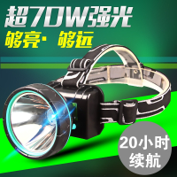 LED头灯闪电客强光矿灯黄光夜钓鱼灯充电远射手电筒超亮头戴式户外