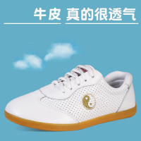 太极鞋闪电客男女武术鞋牛筋软底真皮夏季款太极拳训练竞赛练功夫鞋