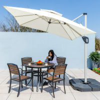 户外遮阳伞闪电客庭院罗马伞室外太阳伞家用商用花园别墅露台露天岗亭伞