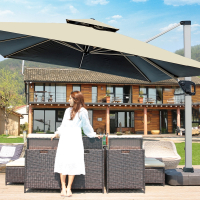 户外遮阳伞闪电客大太阳伞罗马伞庭院伞露台花园室外大型别墅伞保安岗亭