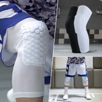 两只装篮球蜂窝运动护膝闪电客男专业护腿套女跑步膝盖护具装备