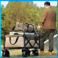 闪电客山扉露营车推车户外野营车小拖车可折叠营地手拉车野餐