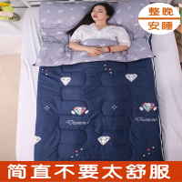 睡袋闪电客大人户外露营成人单人室内冬季加厚防寒便携四季儿童学生午休