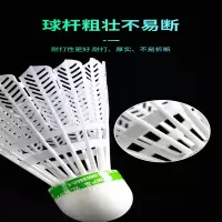 夜光羽毛球向向锦鲤塑料耐打室外训练荧光球尼龙led灯发光羽毛球