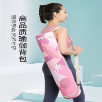 印花瑜伽包向向锦鲤女时尚帆布轻便健身运动lulu瑜伽垫收纳袋套背包