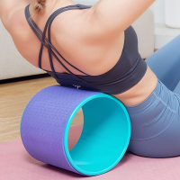 瑜伽轮闪电客开背初学者瑜伽滚背轮加宽专业瑜伽圈练腰健身器材大圆滚筒