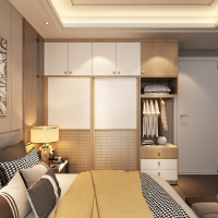 皮阿诺定制整体衣柜 全屋定制家居卧室田园衣橱衣帽间梳妆柜组合预付金