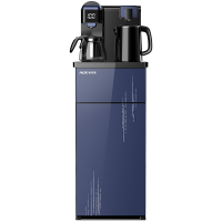 奥克斯(AUX)茶吧机家用立式全自动智能下置水桶新款多功能制冷热饮水机_蓝色_冰温热