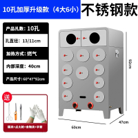 烤番薯地瓜机商用烤红薯机烤炉摆地摊专用烤玉米炉子燃气流动_不锈钢加厚10孔燃气款4大6小_5盘及以上