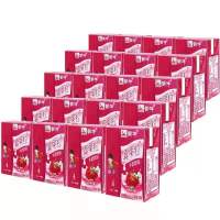 [8月产] 蒙牛 风味奶 真果粒 草莓味 125ml*20盒(散装营养牛奶)
