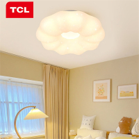TCL卧室灯吸顶灯网红奶油风主卧高级感北欧女儿南瓜灯