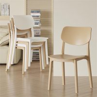 古达北欧塑料餐椅简约家用成人椅子靠背凳子书桌椅奶茶店休闲椅化妆椅