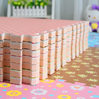 爬行垫加厚田园大号防潮垫智扣婴儿童拼图泡沫拼接地垫爬爬垫6060