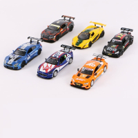 男孩儿童玩具智扣合金车模型兰博基尼宝马保时捷玛莎拉蒂奔驰小汽车