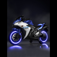 儿童电动摩托车充电智扣男孩可坐人12V7炫酷越野两轮大号双人小孩玩具