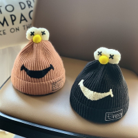 女宝宝帽子毛线帽秋冬女童魅扣可爱超萌男童潮1-3岁儿童帽婴幼儿冬天
