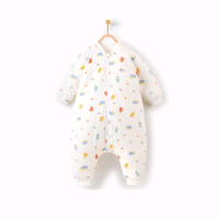 秋冬新款婴儿床品用品魅扣男女宝宝分腿睡袋儿童拉链防踢被