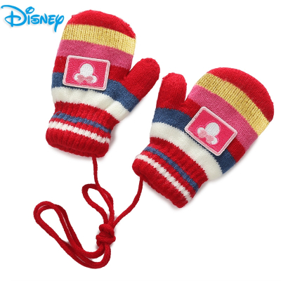 迪士尼(DISNEY)婴儿手套冬儿童手套保暖宝宝手套秋冬男女幼儿魔术加绒保暖