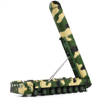 凯迪威(KDW)东风DF41洲际导弹运载发射车仿真合金军事汽车模型玩具摆件