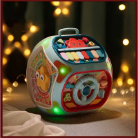 多面盒1-3岁宝宝早教玩具智扣多功能认知七面体男女孩积木