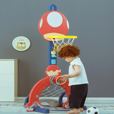儿童篮球架可升降蓝球框魅扣宝宝室内家用篮筐小孩投篮架球类玩具男孩