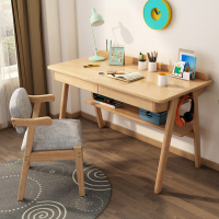 书桌全简约儿童学习一体桌子魅扣中小学生写字台小户型台式电脑桌