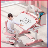 儿童学习桌家用书桌小学生书桌魅扣写字桌椅套装家用课桌椅组合可升降