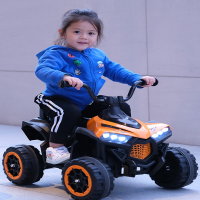 儿童电动摩托车充电小男女孩魅扣6岁以上可坐大人沙滩车电瓶越野四轮