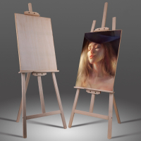 木制画板画架套装美术生魅扣专用素描写生多功能4K绘画4开支架式木质初学者儿童美术画具成人