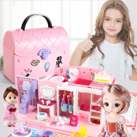 女孩玩具过家家娃娃屋智扣公主力三四五周3-4-6-8岁儿童5生日礼物