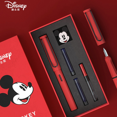迪士尼迪士尼钢笔礼盒套装女士高档精致学生专用墨囊可替换