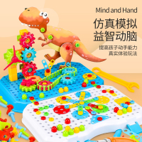 儿童拧螺丝钉组装智扣玩具男孩力拆卸电钻工具箱宝宝动手拼装3岁