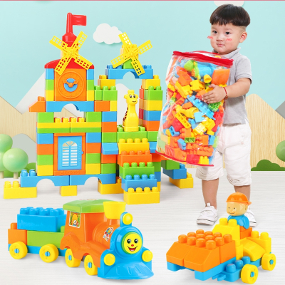 儿童大颗粒塑料积木智扣拼插拼装幼儿园男童力开发超大号大块玩具